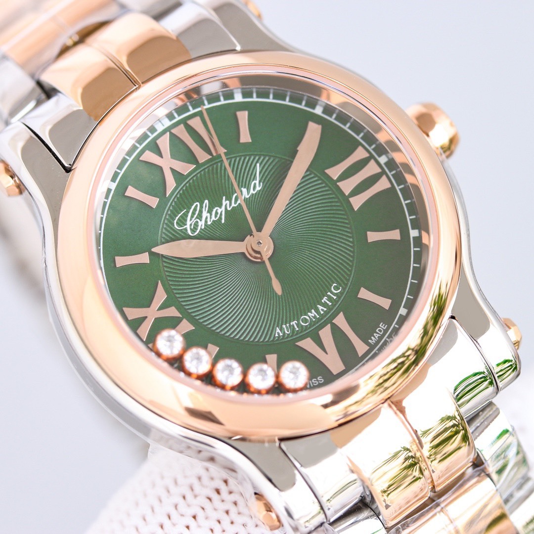 ショパール「Chopard」ハッピーダイヤモンドレディースウォッチ30MM
