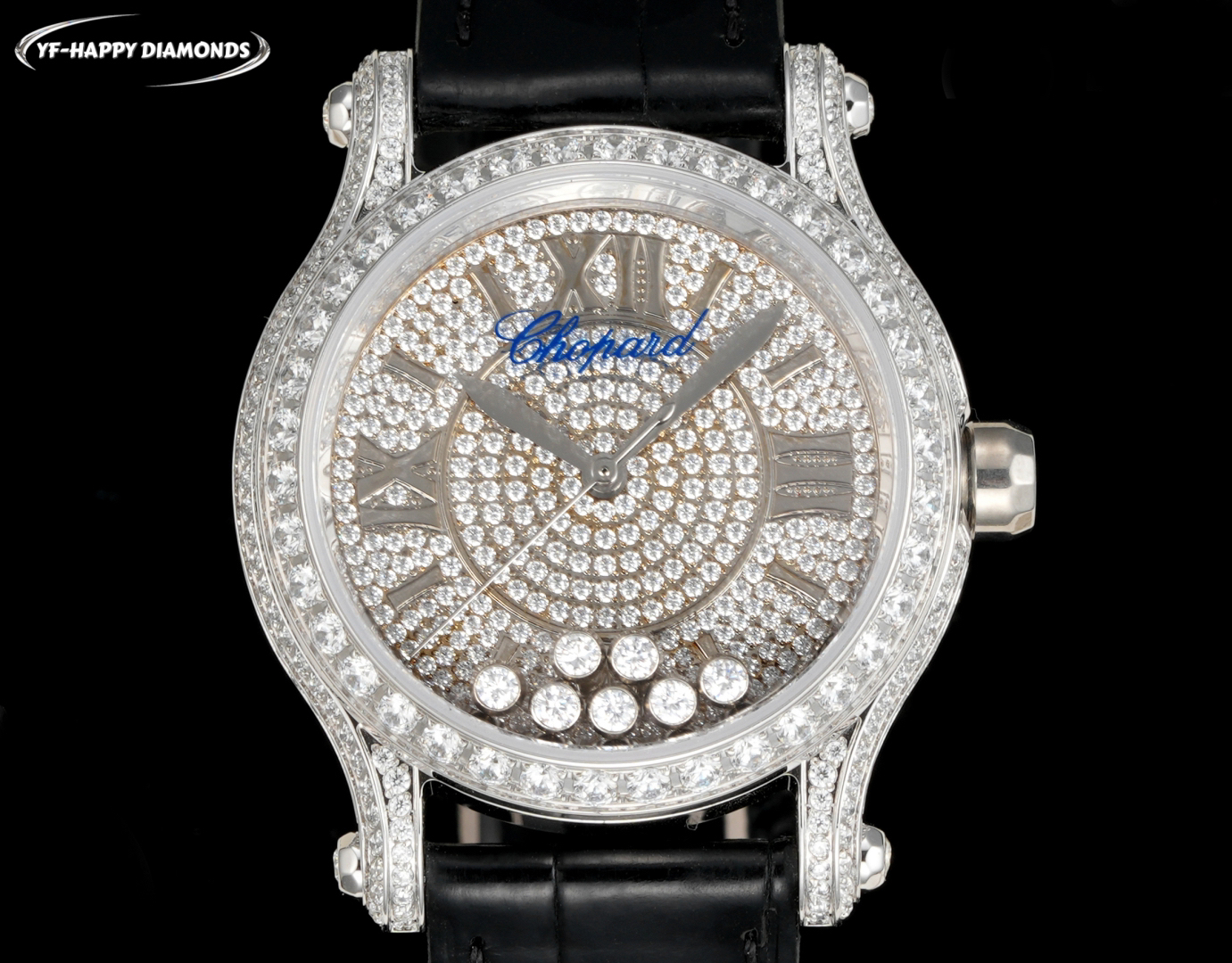 ショパール「Chopard」ハッピーダイヤモンド レインボーレディース ジュエリーウォッチ36mm