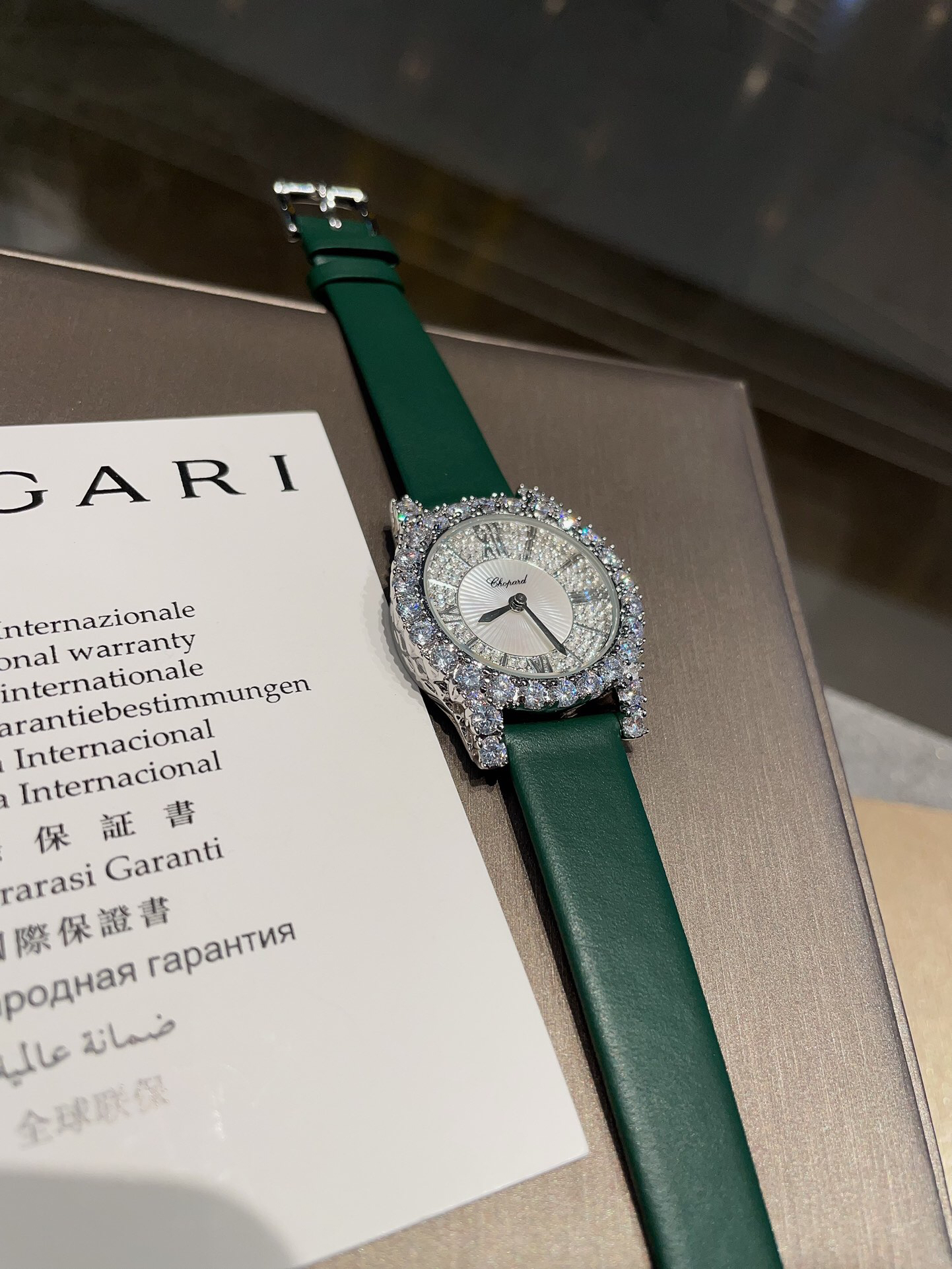 ショパール「Chopard」ハッピーダイヤモンドジュエリーウォッチ36mm