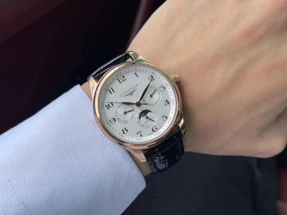 ロンジン「Longines」マスターコレクション マルチファンクション クロノグラフ メンズウォッチ 40mm