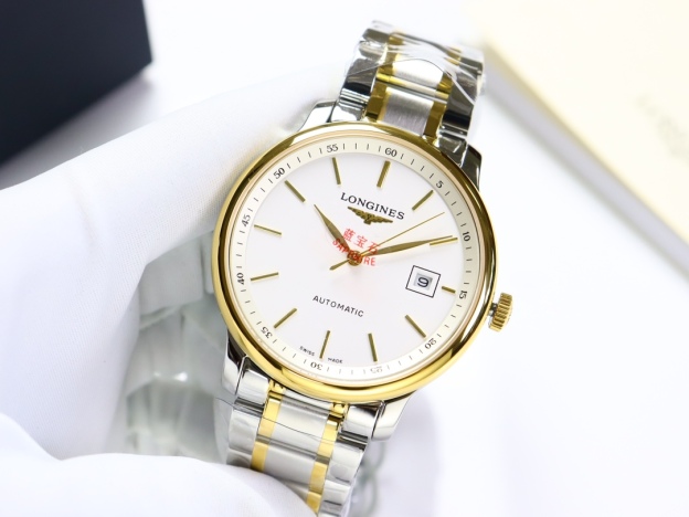 ロンジン「Longines」マスターコレクション サファイアクリスタル メンズウォッチ 40mm