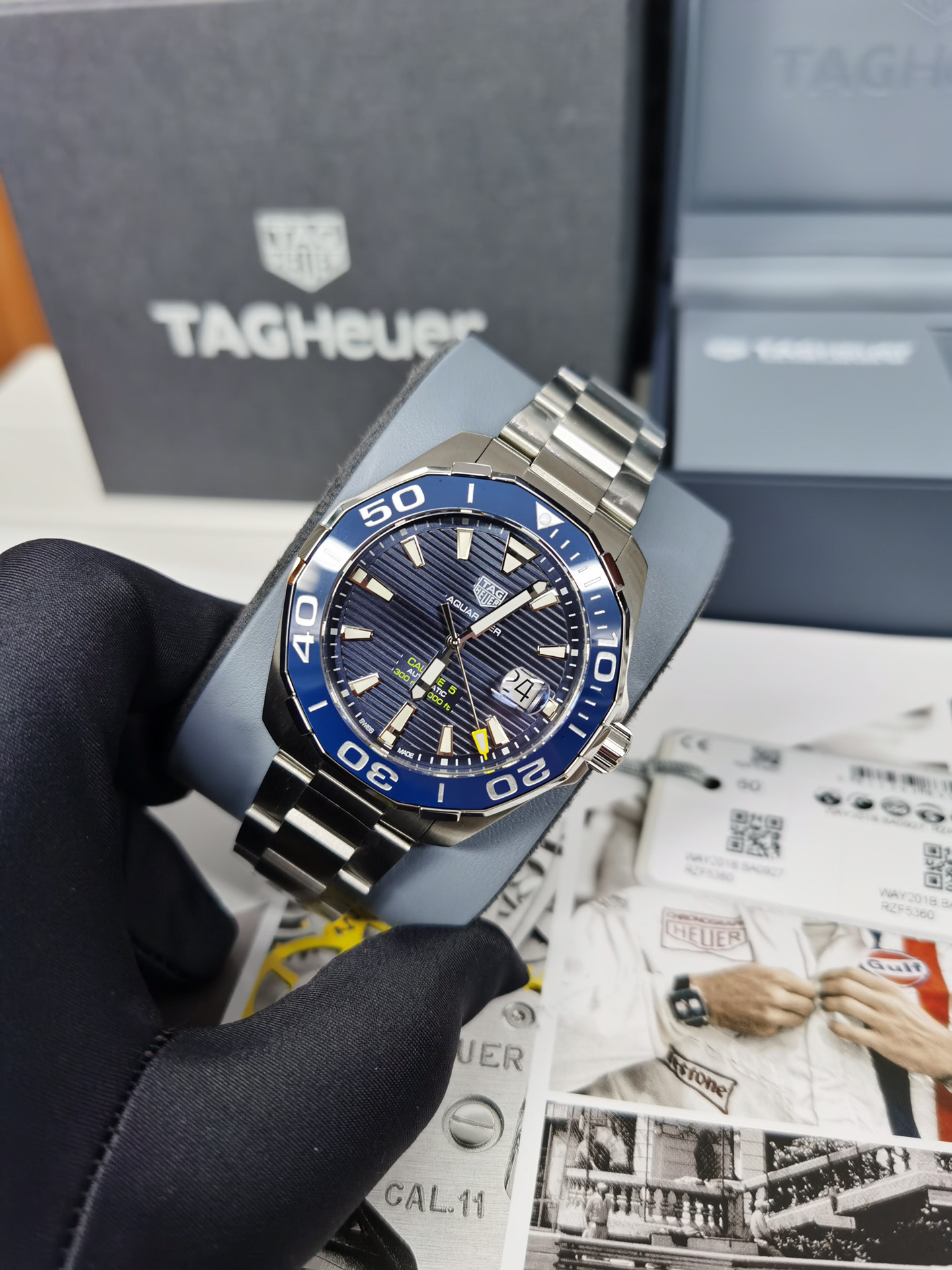タグ・ホイヤー「TAG Heuer」アクアレーサー プロフェッショナル 300 メンズ メカニカルウォッチ 43mm