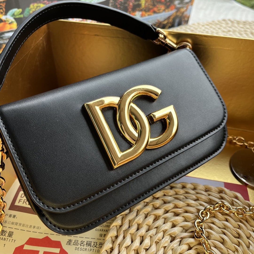 ドルチェ・アンド・ガッバーナ「D&G」シングルショルダークロスボディバッグ