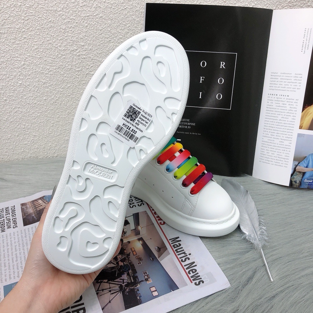 アレキサンダー・マックイーン［Alexander McQueen］Oversized Sneaker "Fluffy-Trim White" スニーカー