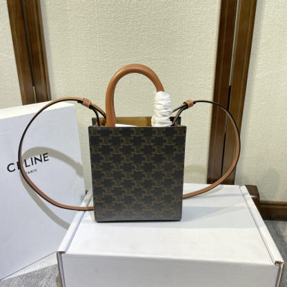 セリーヌ「Celine」Mini Cabas レザートート