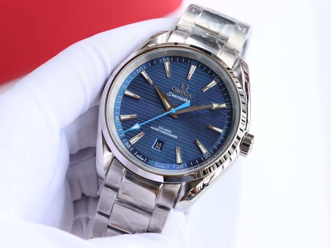 オメガ「Omega」Seamaste﻿r Aqua Terra 150﻿M - Summer Blue 41 mm