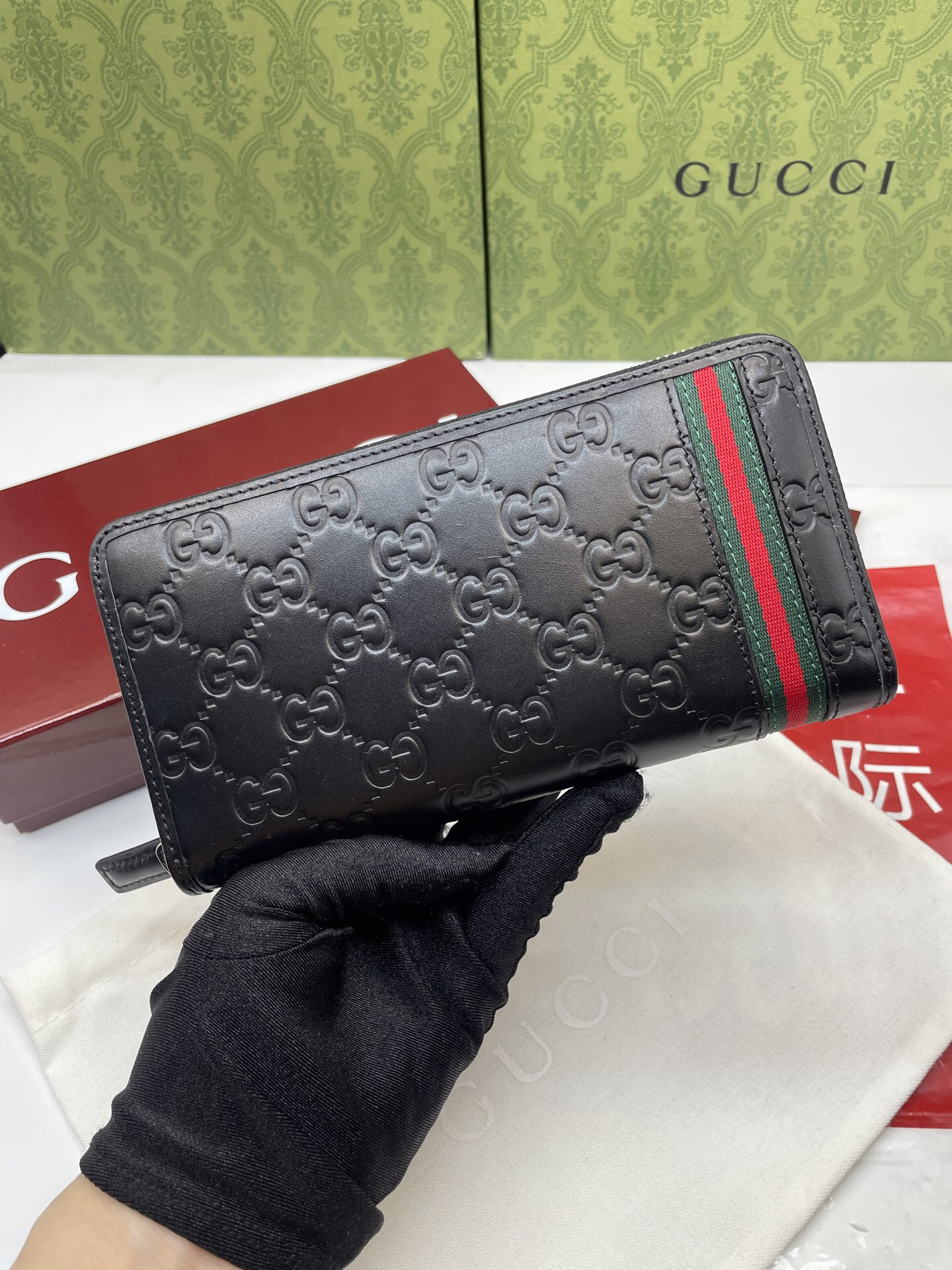 グッチ「Gucci」 オフィディア GG コンチネンタルウォレット