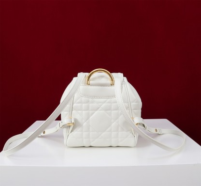 ディオール「Dior」カロ バックパック スモール ラージキャンバスキルト