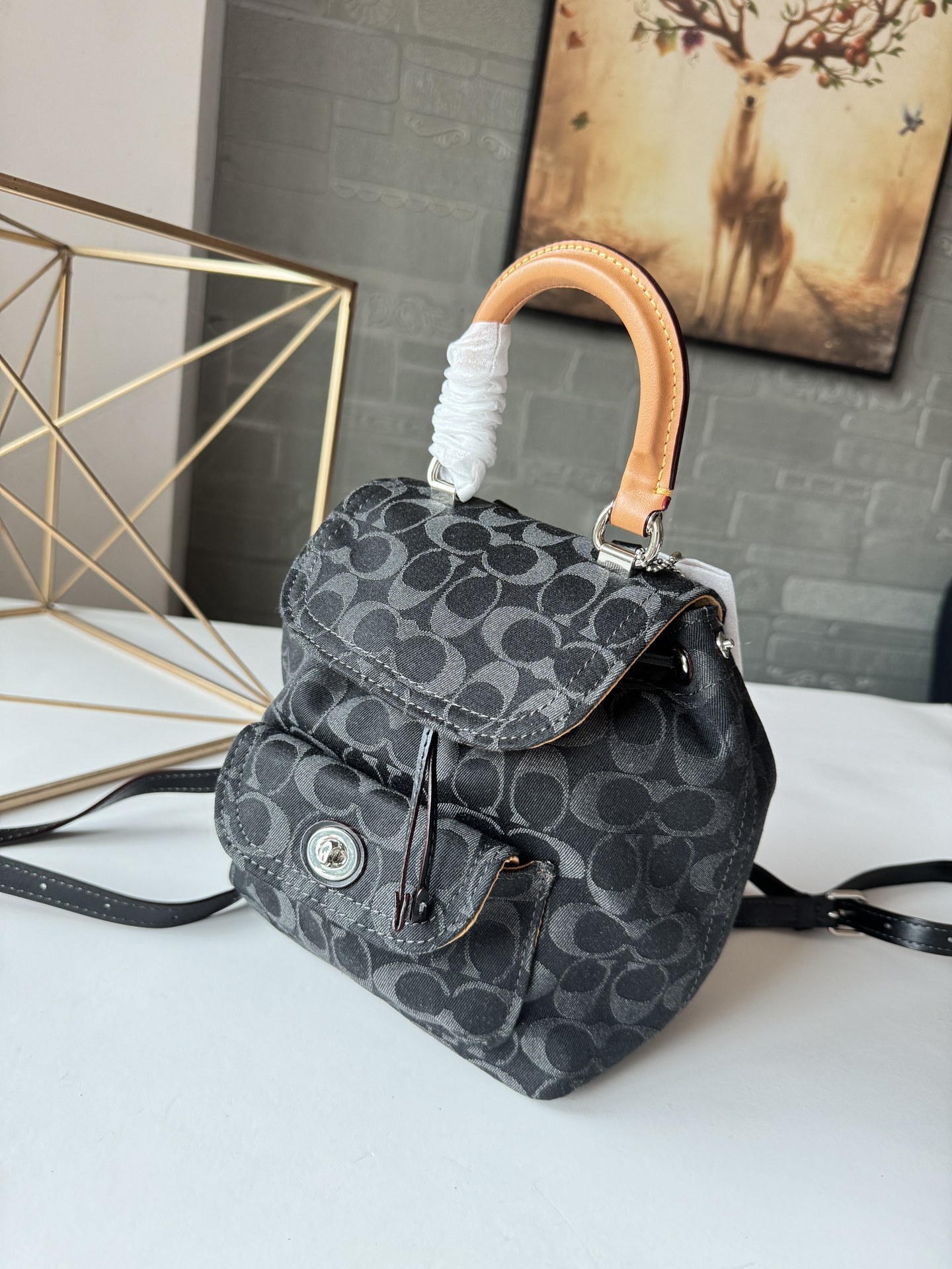 コーチ「Coach」Riya 21 デニム バックパック