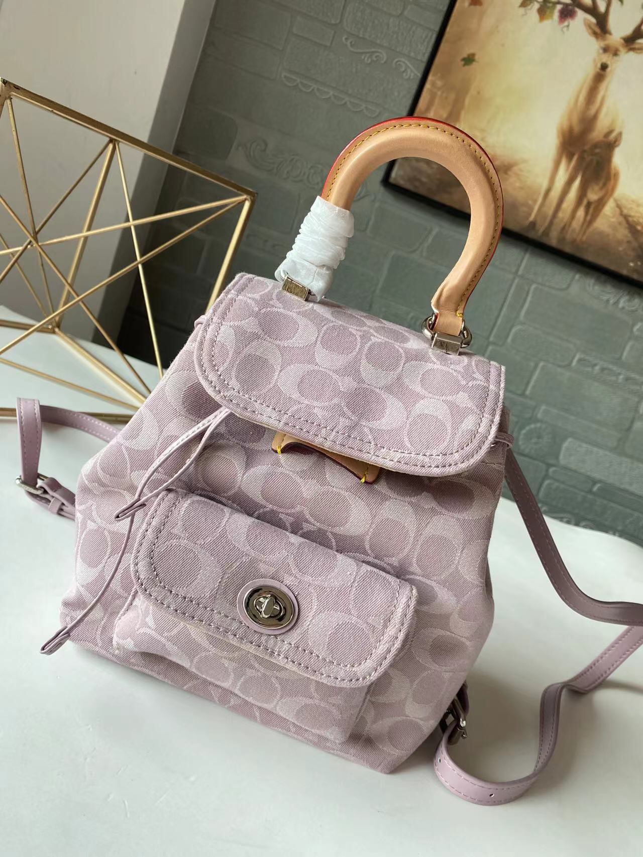 コーチ「Coach」Riya 21 デニム バックパック