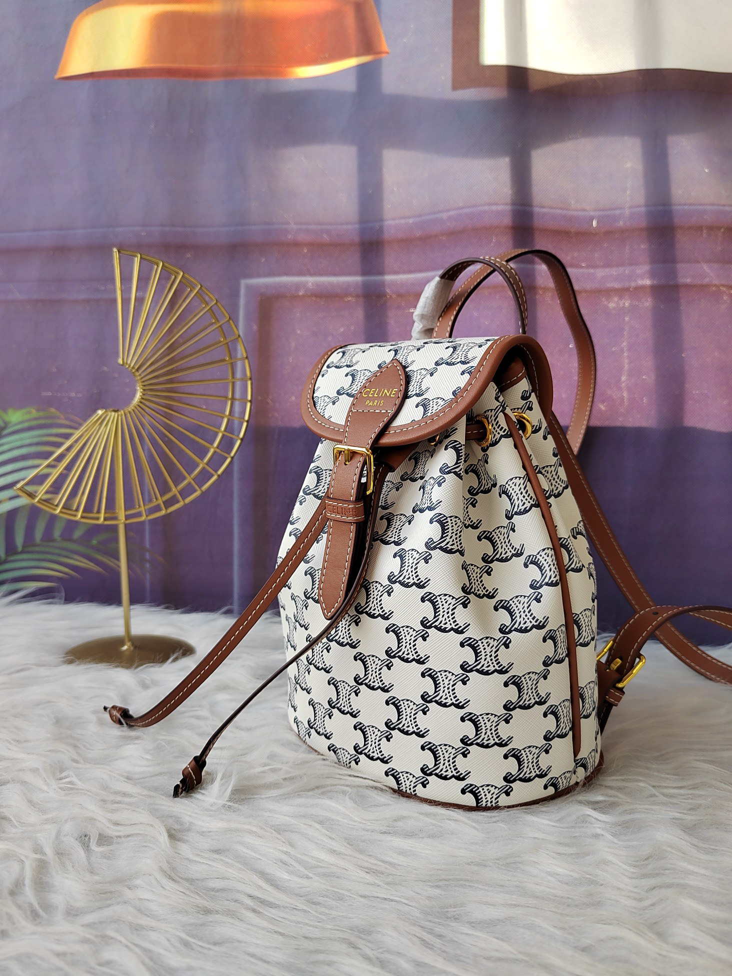 セリーヌ「Celine」Triomphe ミニ バックパック