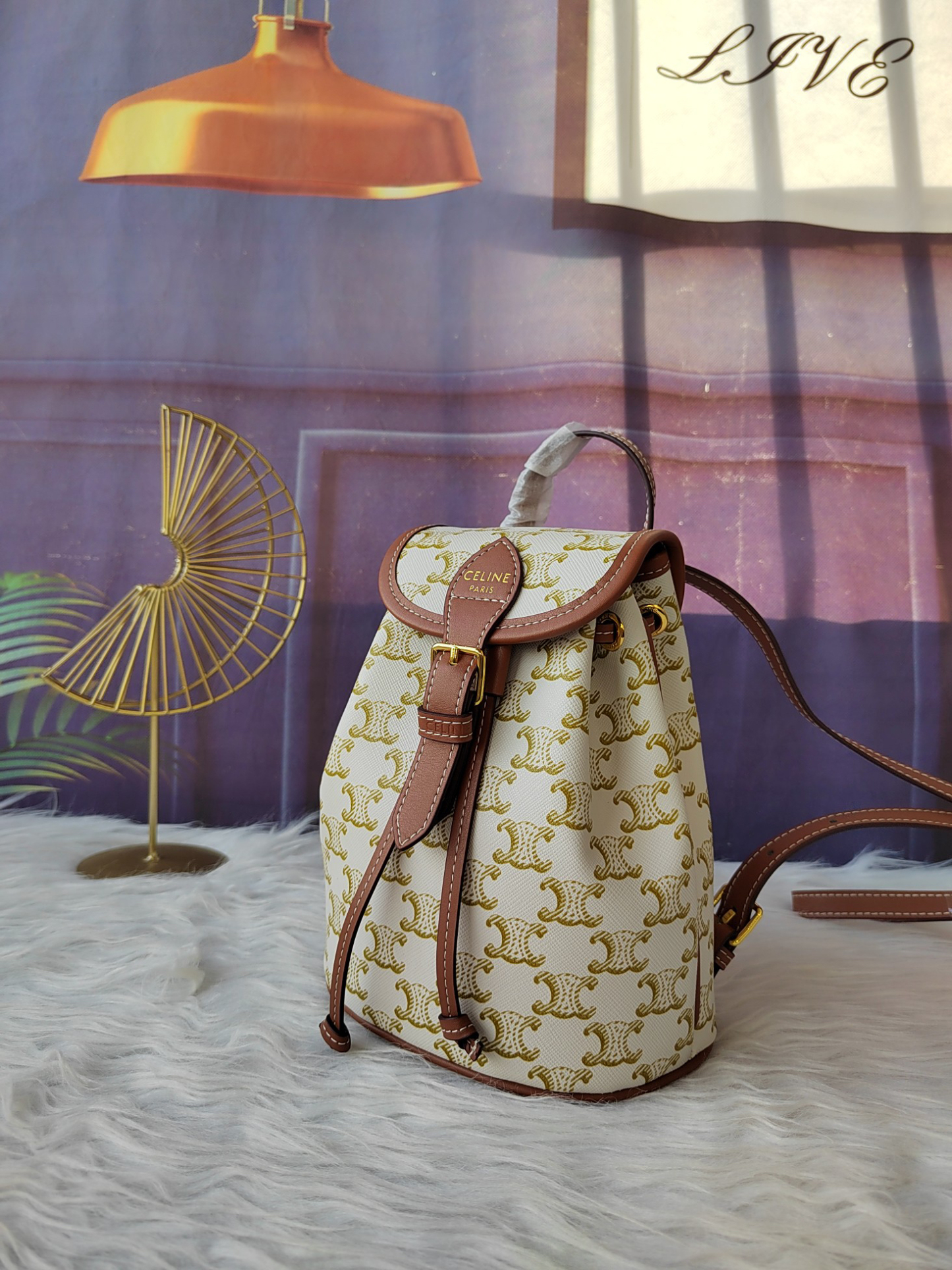 セリーヌ「Celine」Triomphe ミニ バックパック