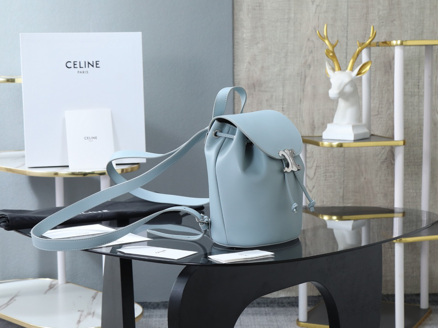 セリーヌ「Celine」BONNIE スムースレザー バックパック