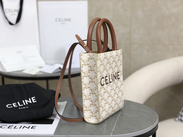 セリーヌ「Celine」ミニ ヴァーティカル CABAS トートバッグ