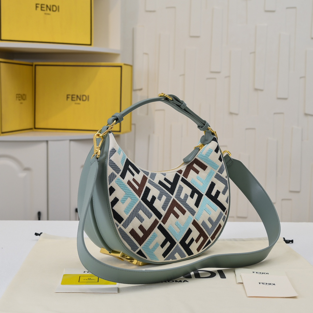 フェンディ「Fendi」Fendigraphy スモール ホボバッグ