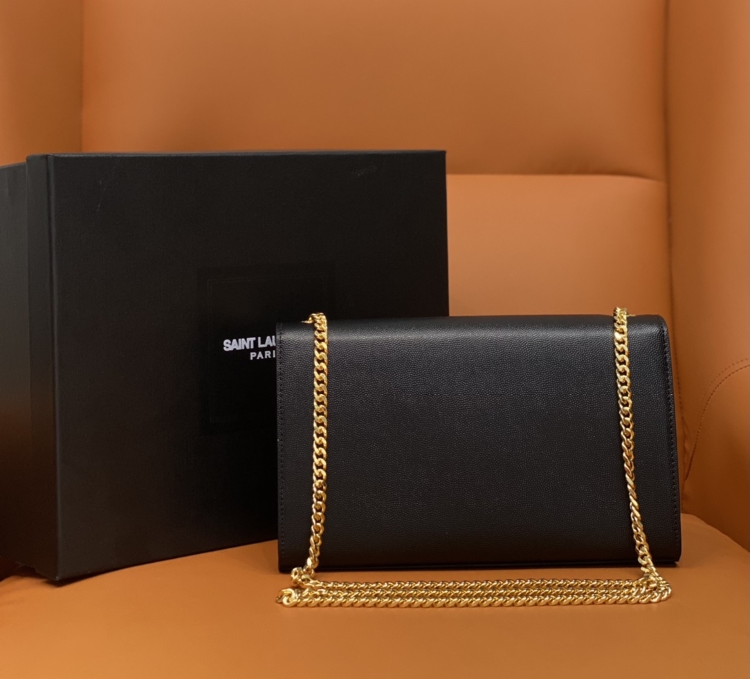 サンローラン「Saint Laurent」‌ KATE アップグレード版 キャビアレザー チェーンバッグ