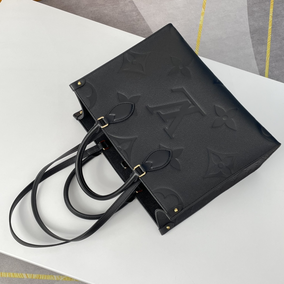 ルイ・ヴィトン「Louis Vuitton」ONTHEGO MM モノグラム エンプレイント トートバッグ
