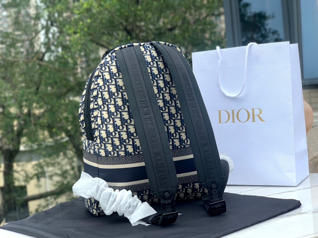 ディオール「Dior」オブリーク モノグラム バックパック ショルダーバッグ