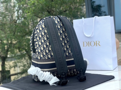 ディオール「Dior」オブリーク モノグラム バックパック ショルダーバッグ