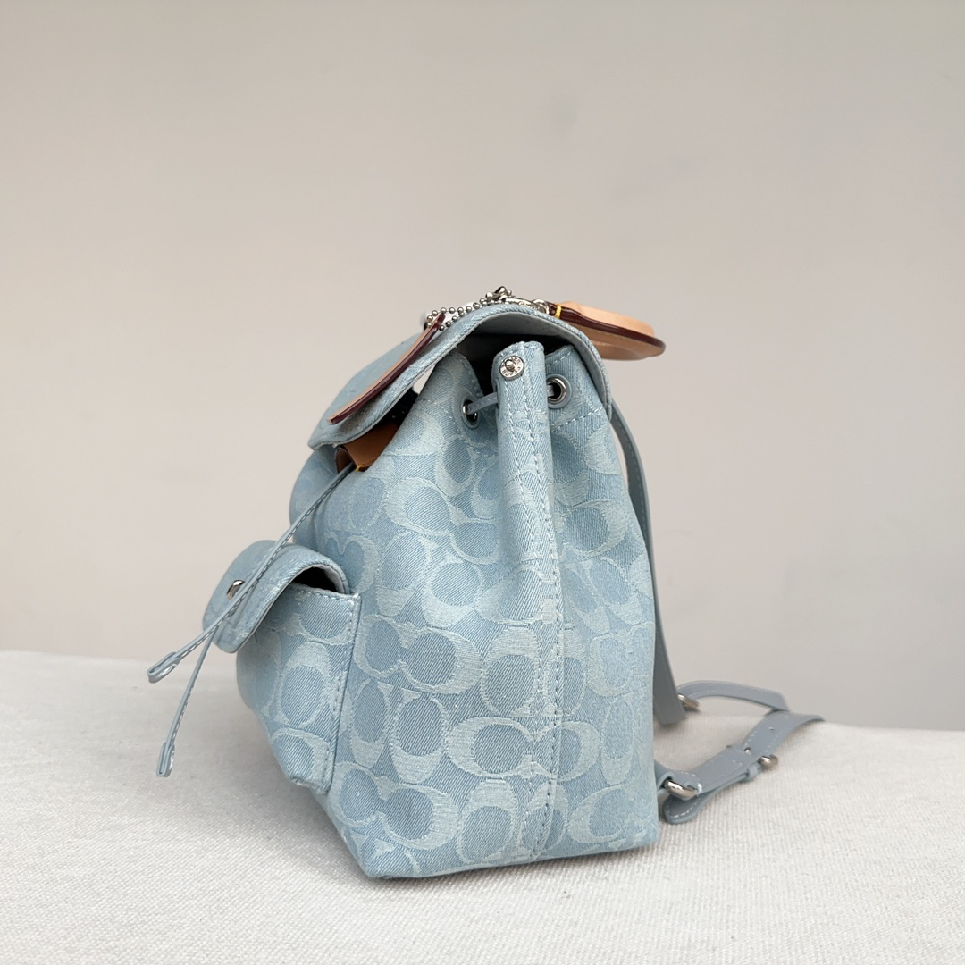 コーチ「Coach」Chambray デニム ミニバックパック