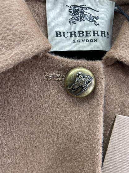 バーバリー「Burberry」 Long Wool Blend Trench Coat