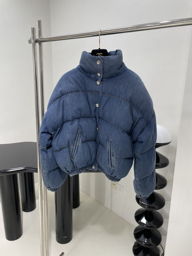 シャネル「Chanel」Coco Neige デニム キルトド ジャケット