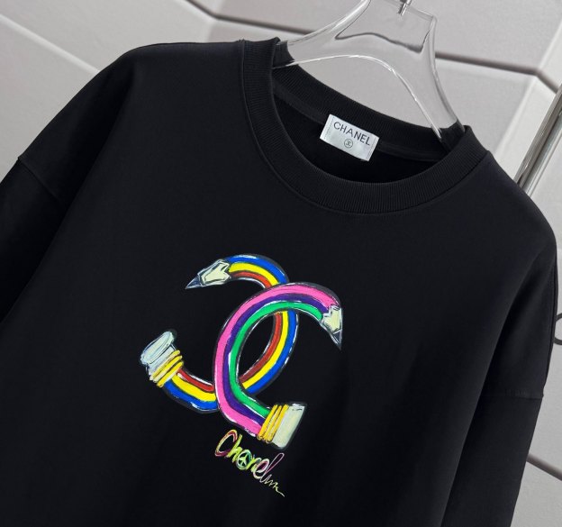 シャネル「Chanel」ロゴプリント スウェットシャツ