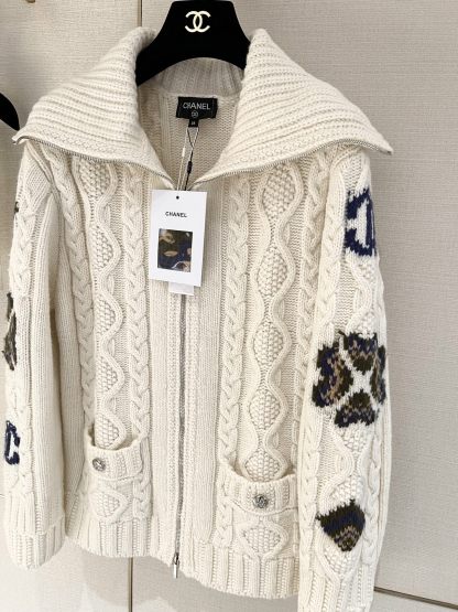 シャネル「Chanel」スペシャル ウールシルク カーディガン