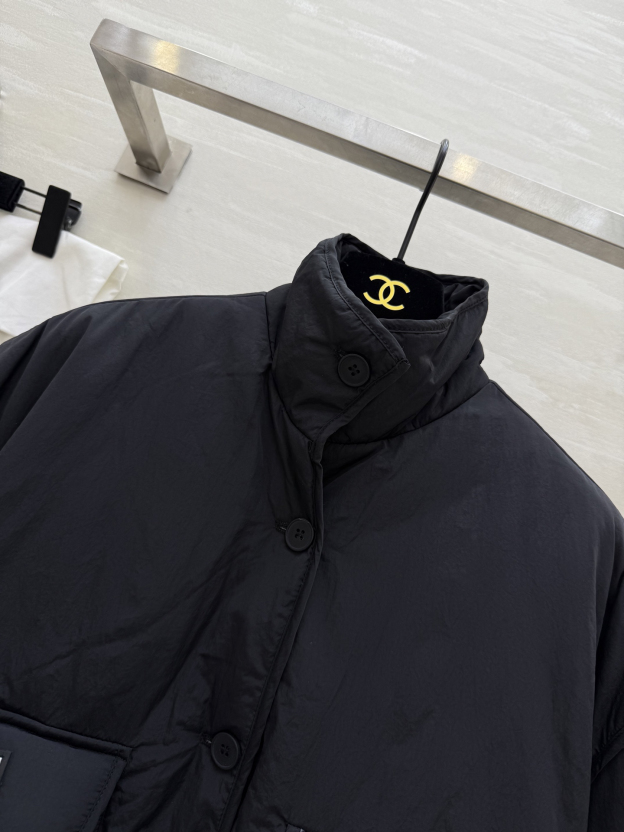 シャネル「Chanel」ヴィンテージ スタンドカラー キルトド ジャケット