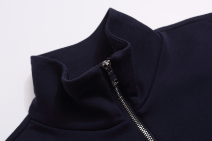 グッチ「Gucci」エンブロイダリー ジップネック スウェットシャツ