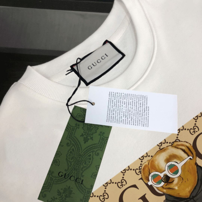 グッチ「Gucci」ユニセックス デジタルプリント ラウンドネック スウェットシャツ