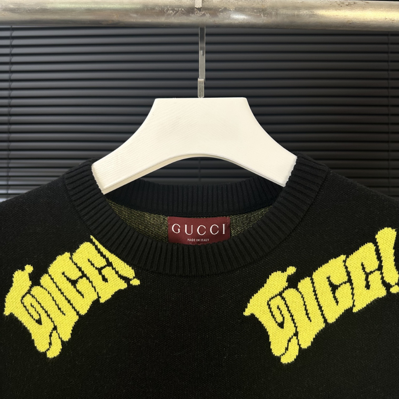 グッチ「Gucci」シグネチャー ジャカード クルーネック セーター