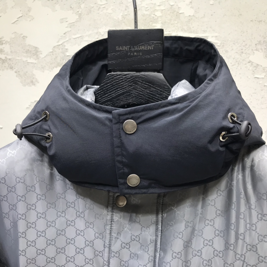 グッチ「Gucci」ダブルG ジャカード ダウンジャケット