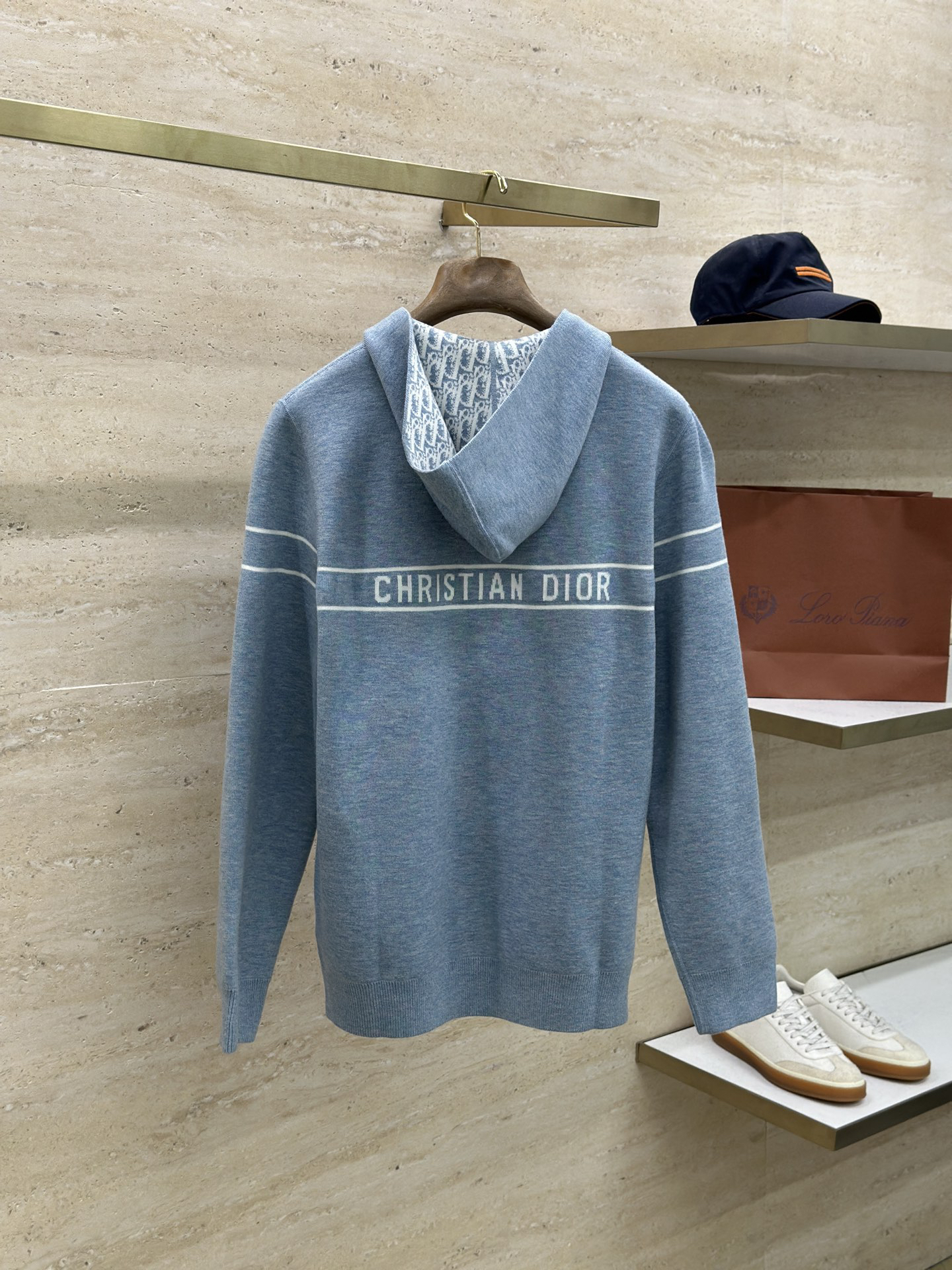 ディオール「Dior」 Oblique リバーシブル プルオーバー