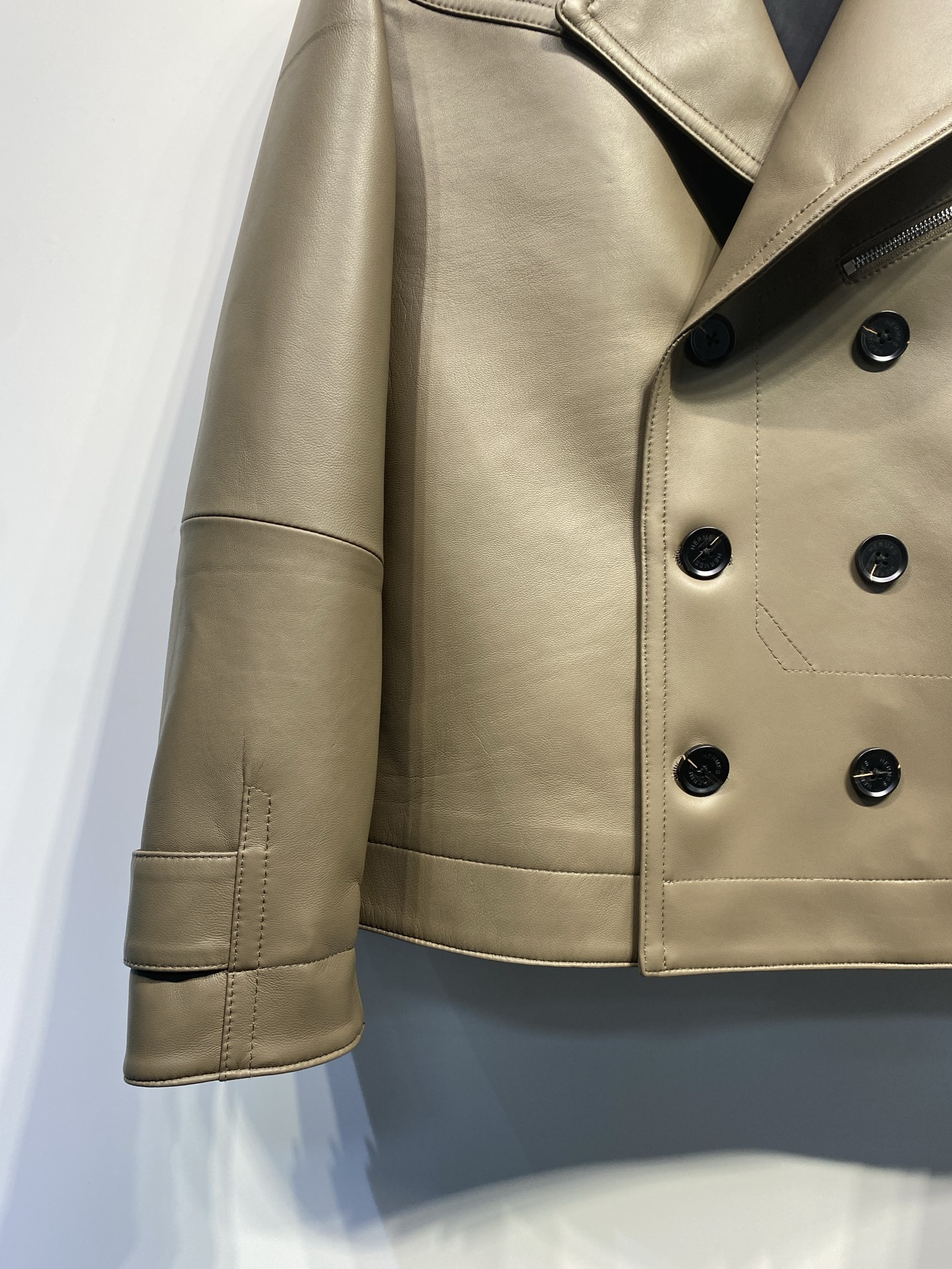 エルメス「Hermès」グレネ カルフスキン ボンバー ジャケット