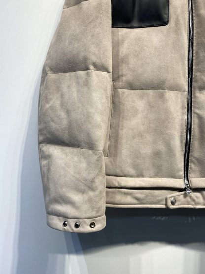 エルメス「Hermès」オートン/ウィンター ダウン レザー ジャケット