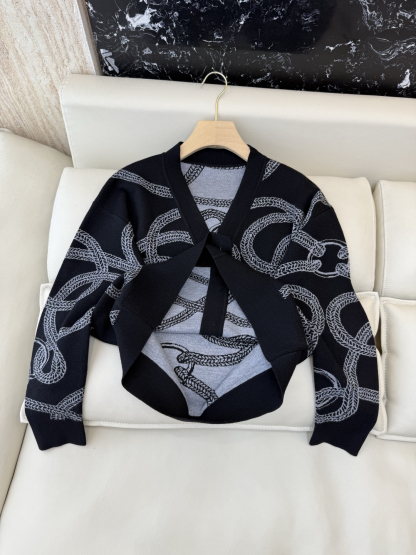 エルメス「Hermès」ロングカーディガン