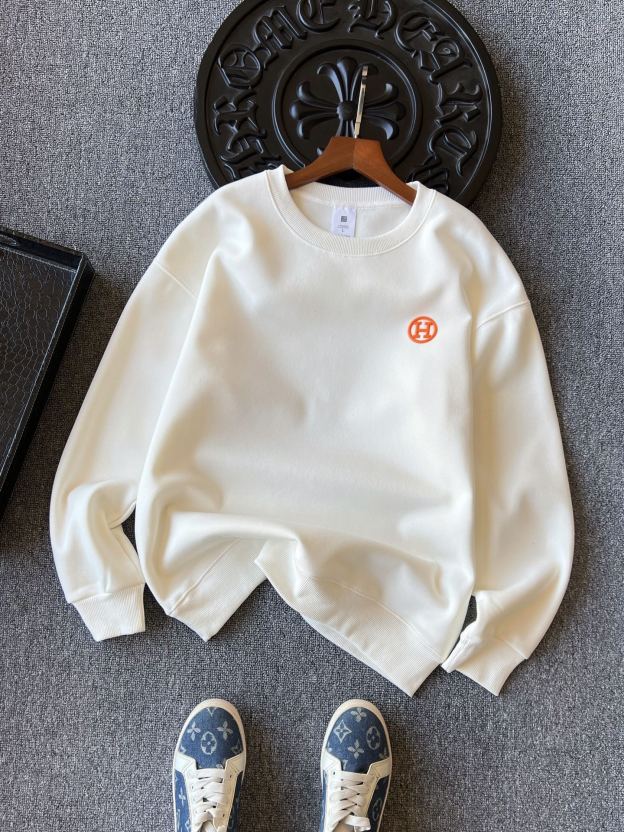 エルメス「Hermès」 オーリー フリース 裏起毛 スウェットシャツ