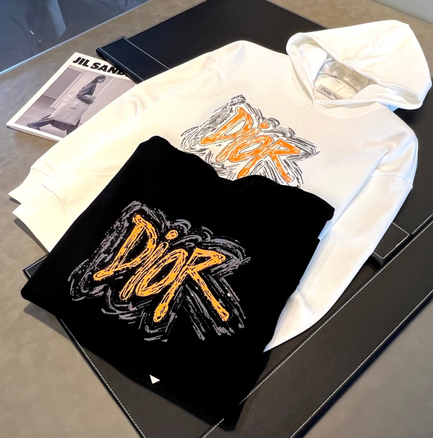 ディオール「Dior」フリース フーデッド スウェットシャツ