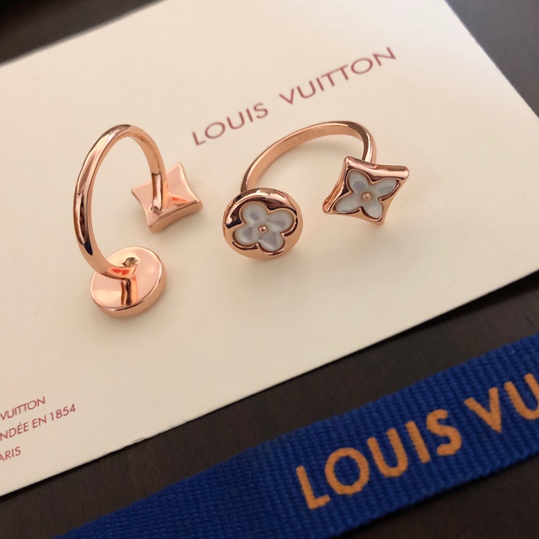 ルイ・ヴィトン「Louis Vuitton」Flower Waves リング