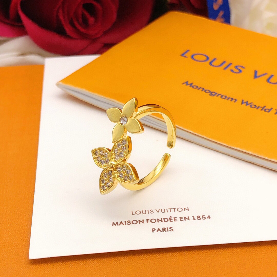 ルイ・ヴィトン「Louis Vuitton」Diamonds Pavé Solitaire リング