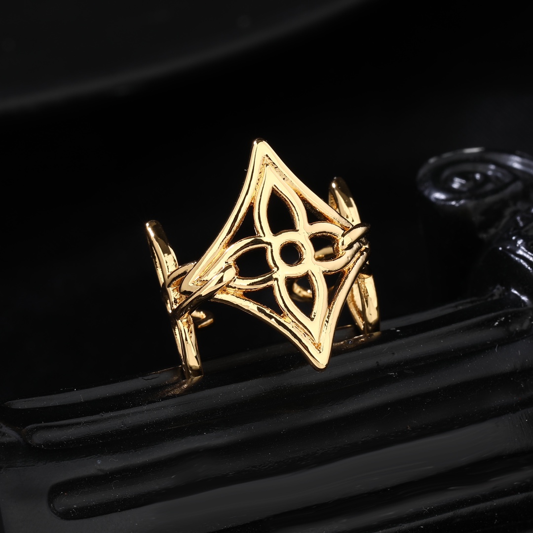 ルイ・ヴィトン「Louis Vuitton」Epi オープン リング