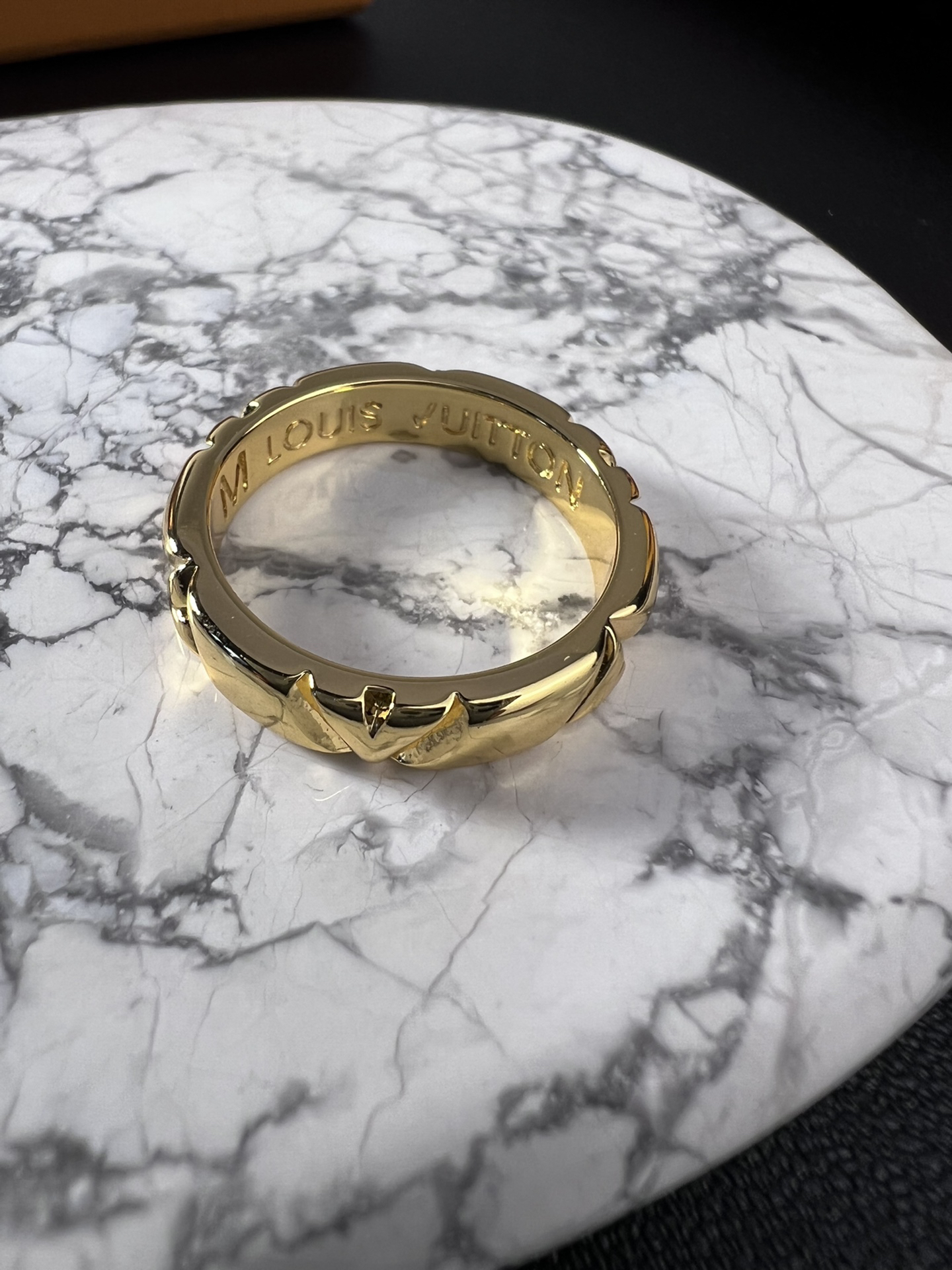 ルイ・ヴィトン「Louis Vuitton」Mosaic Thin リング