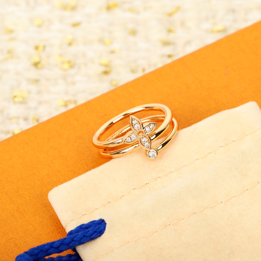 ルイ・ヴィトン「Louis Vuitton」Star Blossom リング