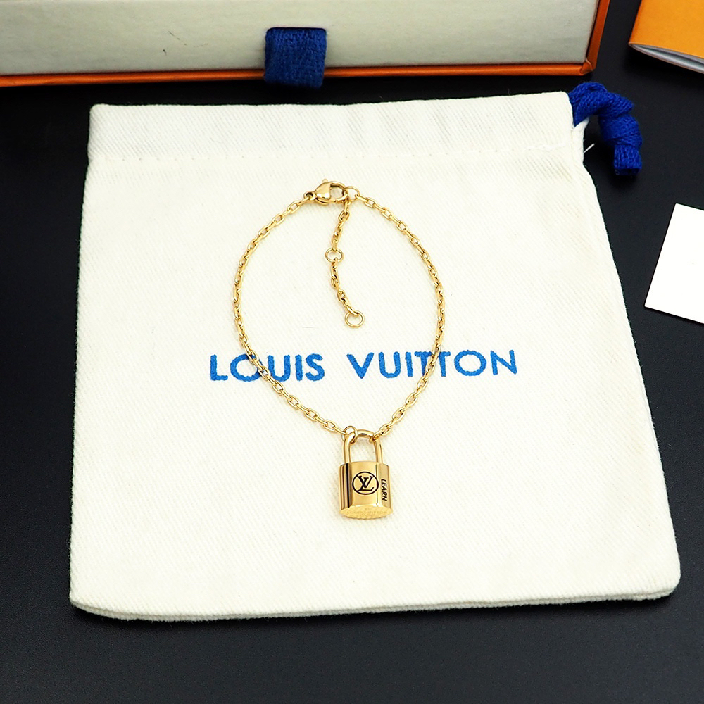 ルイ・ヴィトン「Louis Vuitton」Silver Lockit ブレスレット