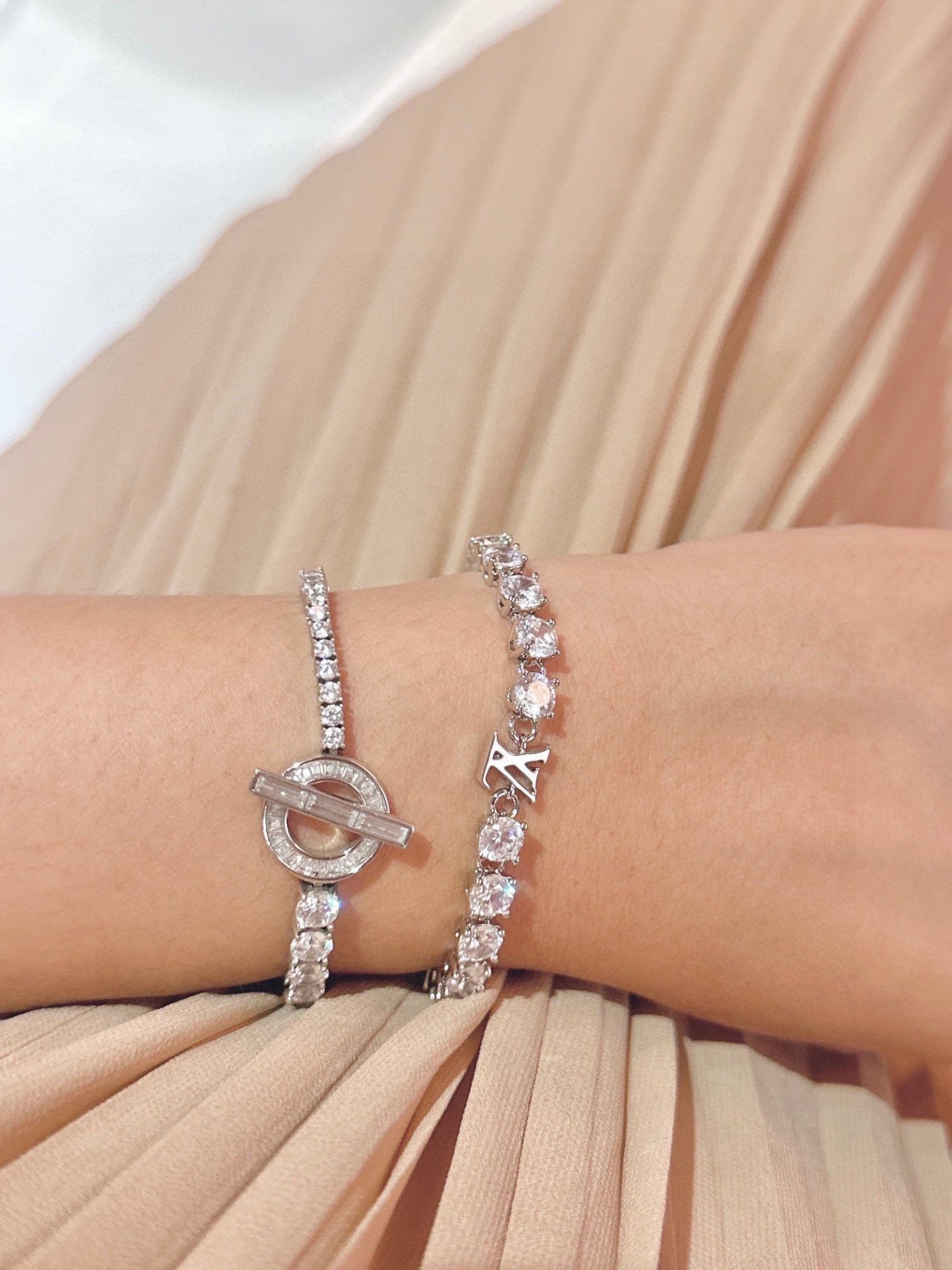 ルイ・ヴィトン「Louis Vuitton」Idylle Blossom フルダイヤ ブレスレット