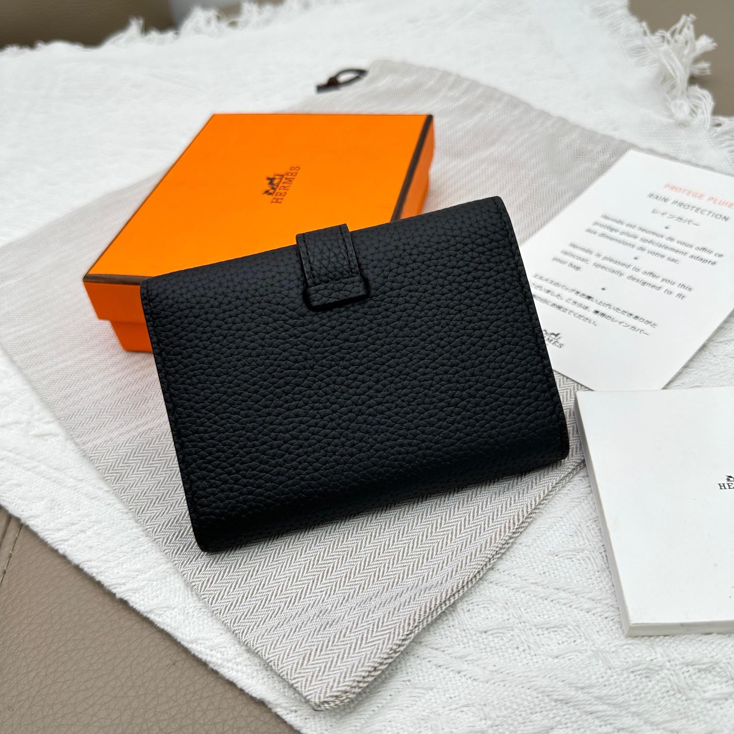 エルメス「Hermès」トゴレザー トリフォールドウォレット カードケース