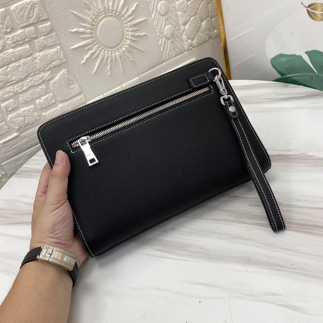 エルメス「Hermès」キャンバス クラッチバッグ