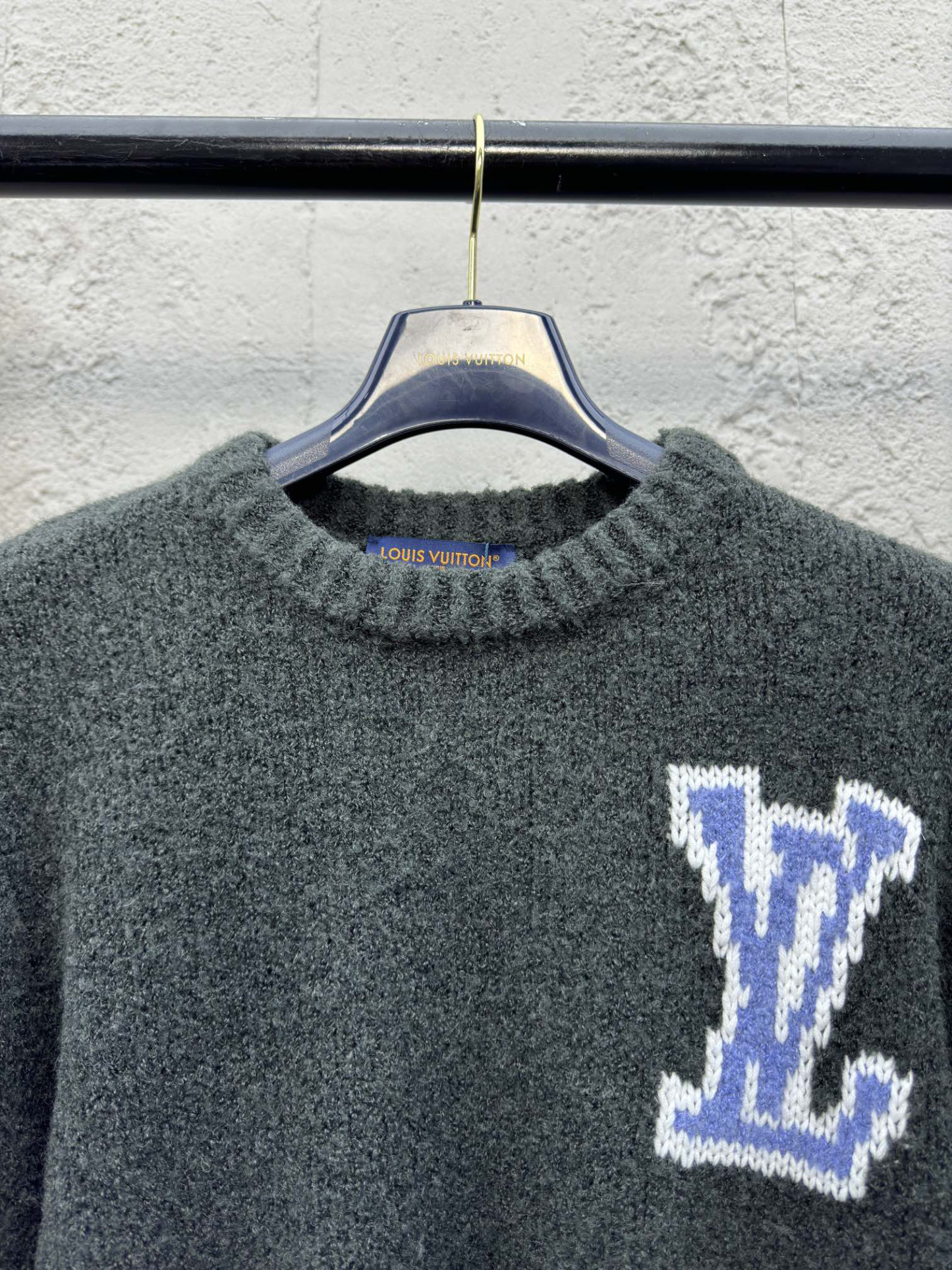 ルイ・ヴィトン「Louis Vuitton」クローバーモチーフ ニットセーター