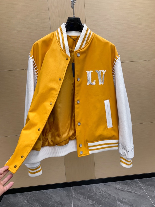 ルイ・ヴィトン「Louis Vuitton」レザー＆ナイロン ブラウゾン ジャケット